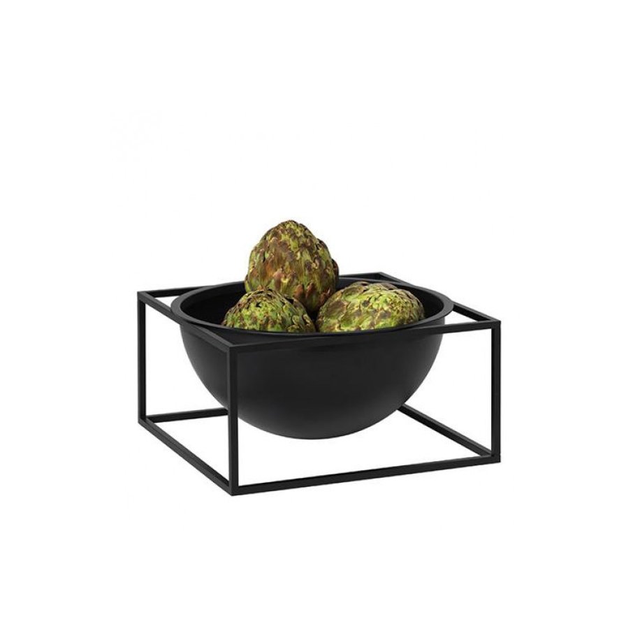 Kubus Bowl Centerpiece Large Black