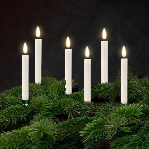 LED Juletræslys 6 stk.