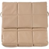 Quilted Bag Satin Beige