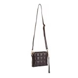 Quilted Clutch Chocolate