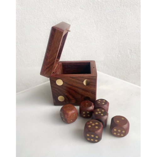 Dice Box Wood