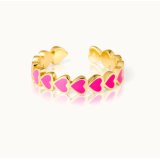 Hjerte Ring Pink