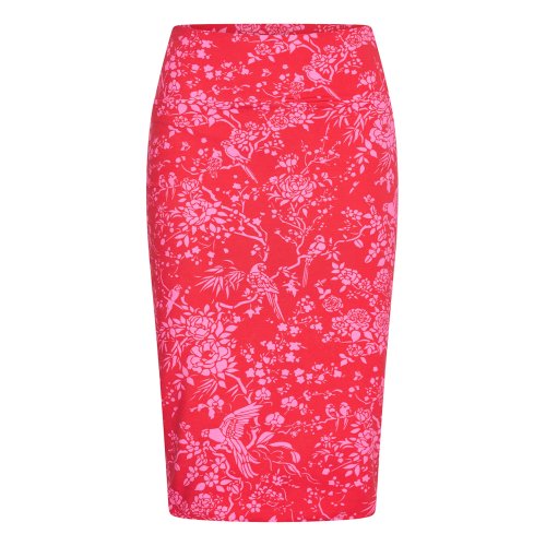 Pencil Skirt Parrot