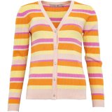 Stripe cardigan Yellow