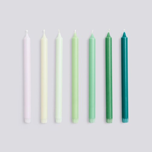 Gradient Candle Greens