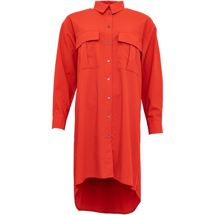 Judith Long Shirt Rød