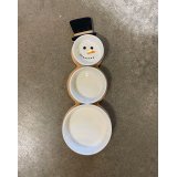Snowman Candy Plate