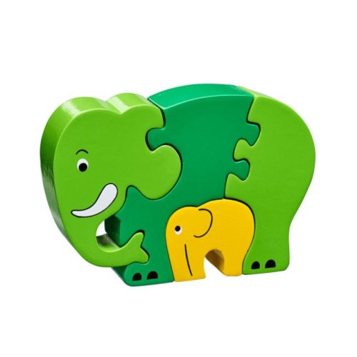 Puzzle Elefant Med Baby