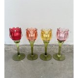 Tulip Candle Holder Pink