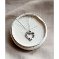 Halskæde Hjerte Silver