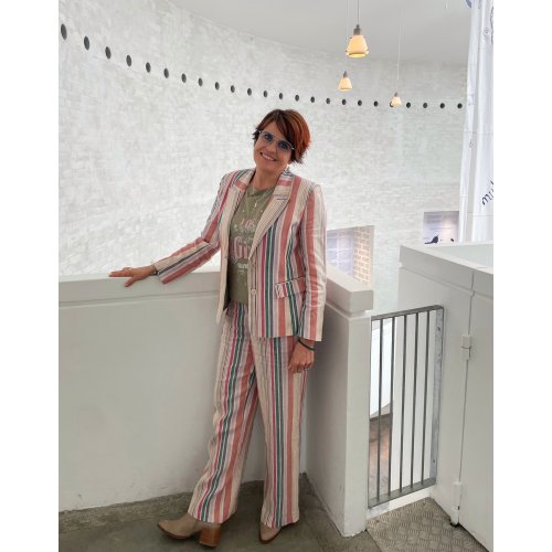 Stribet Blazer
