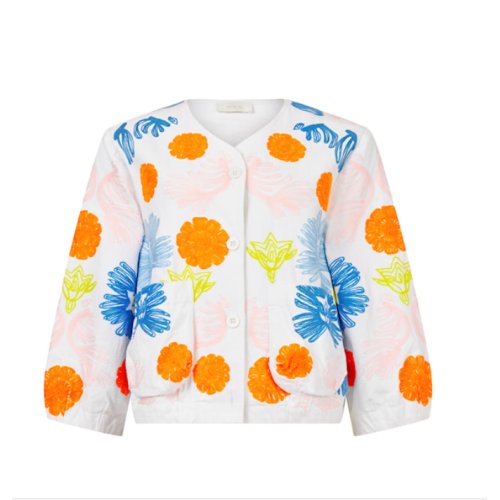 White Flower Jacket