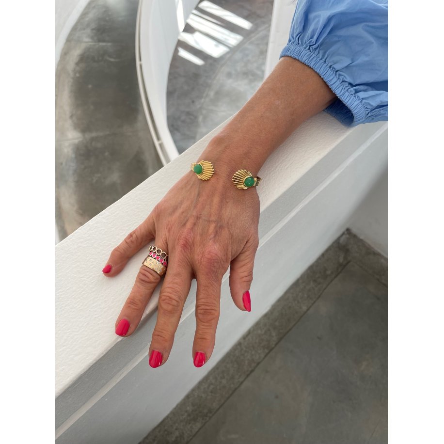 Venus Bangle Emerald