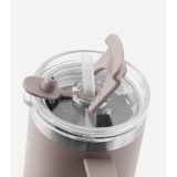 Thermo Cup With Straw Soft Rose