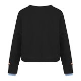 Sweat w Sleeve Detail