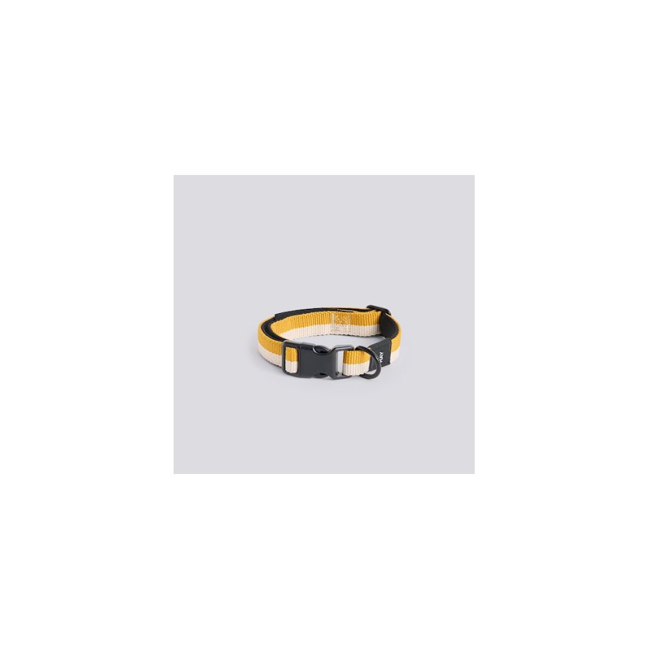 HAY Dogs Collar S/M White/Ochre