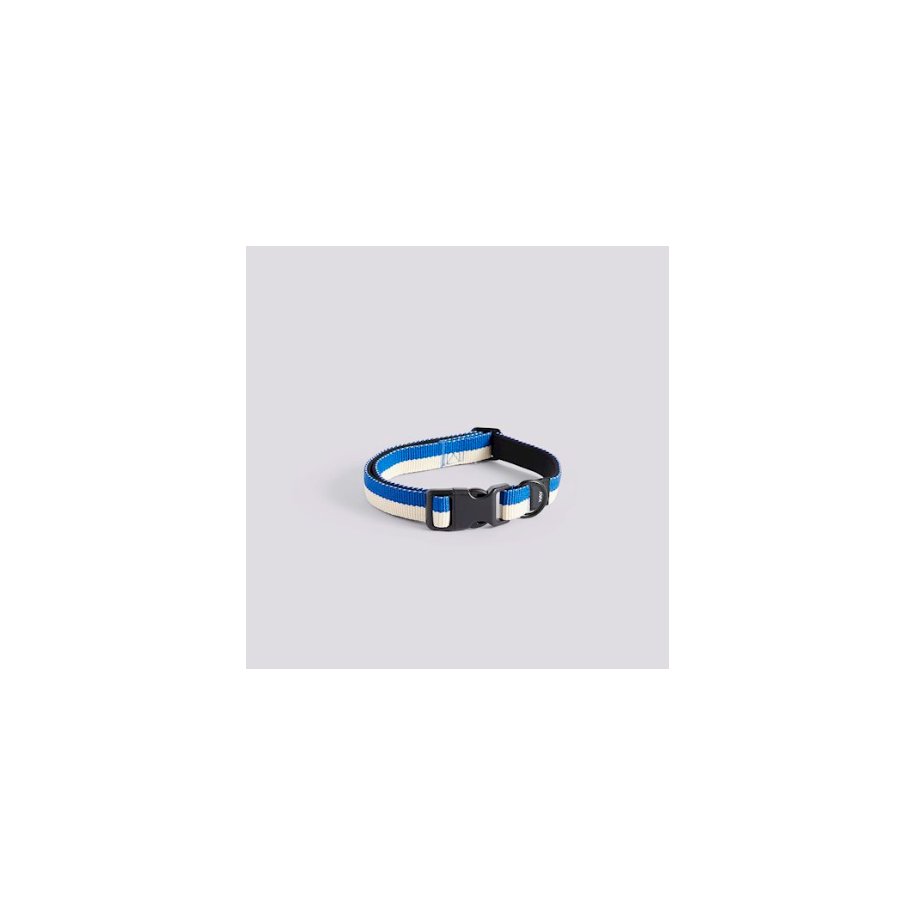 HAY Dogs Collar S/M Blue/White