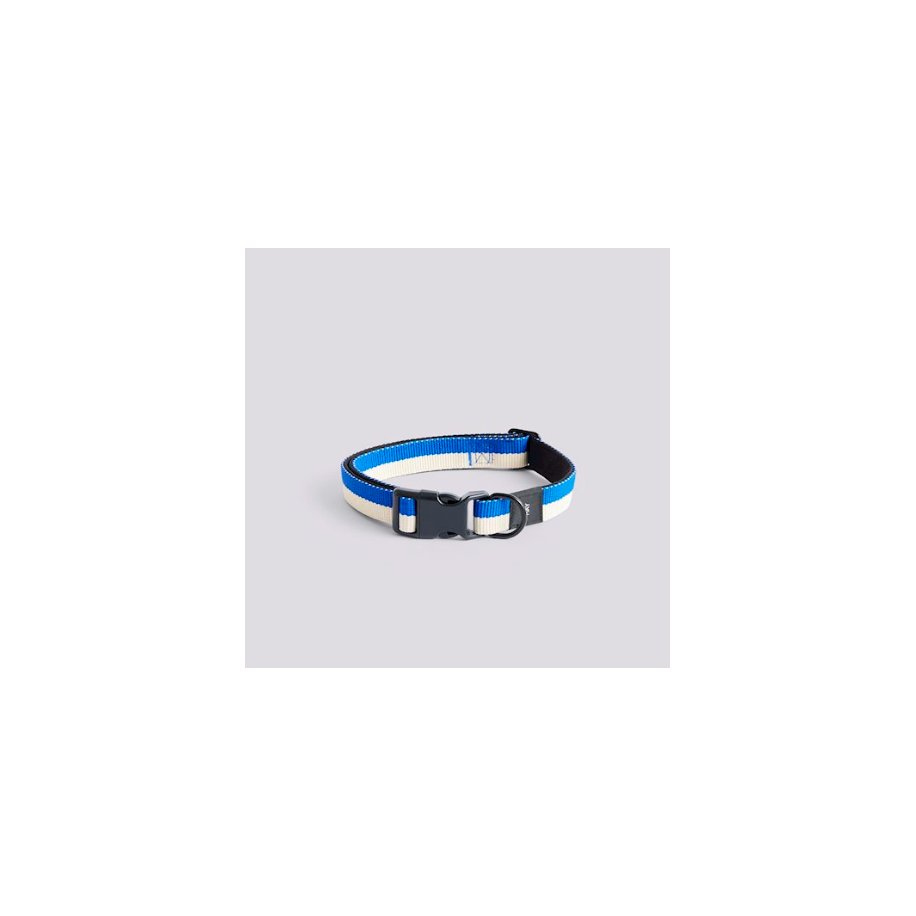 HAY Dogs Collar M/L Blue/White