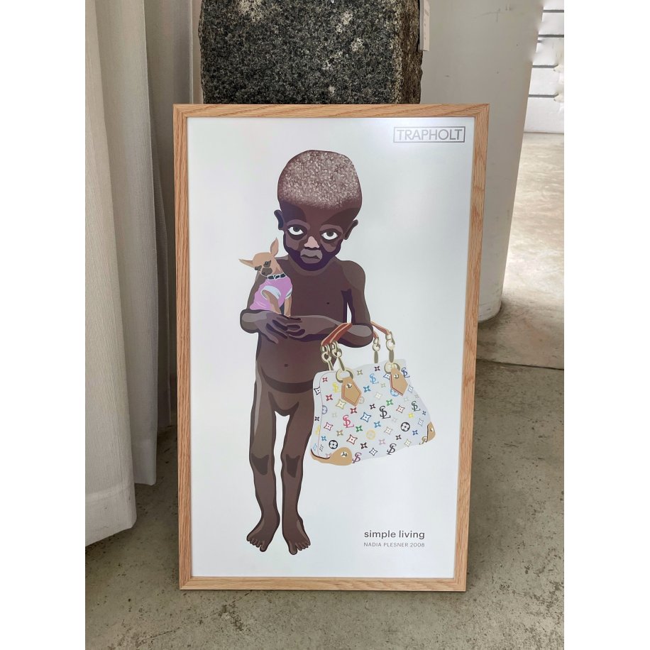Nadia Plesner Simple Living Plakat
