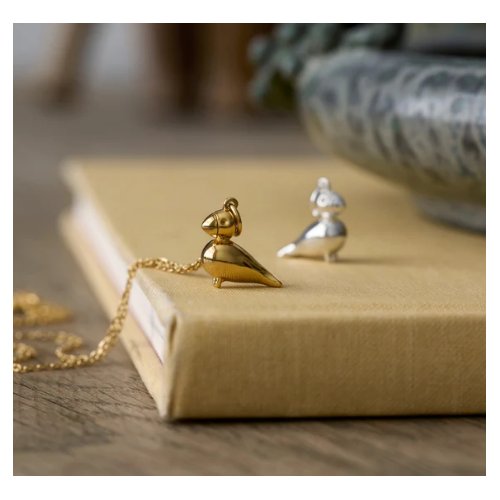 Halskæde Sangfugl Guld