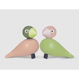 Kay B Turtelduer Grøn/Rosa