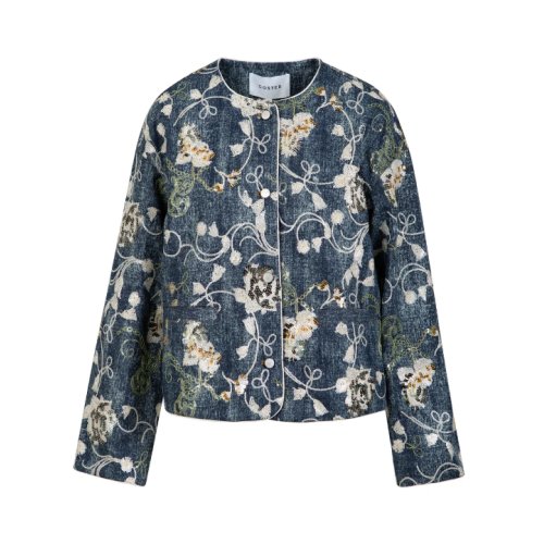 Sequins Denim Jacket